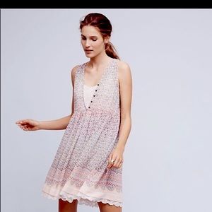 Anthropologie Maeve Violetta Floral Slip Dress XL